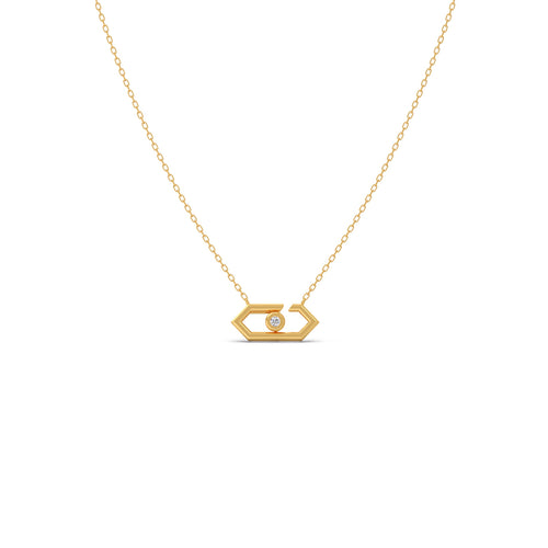 Hexora-Moving Diamond Necklace
