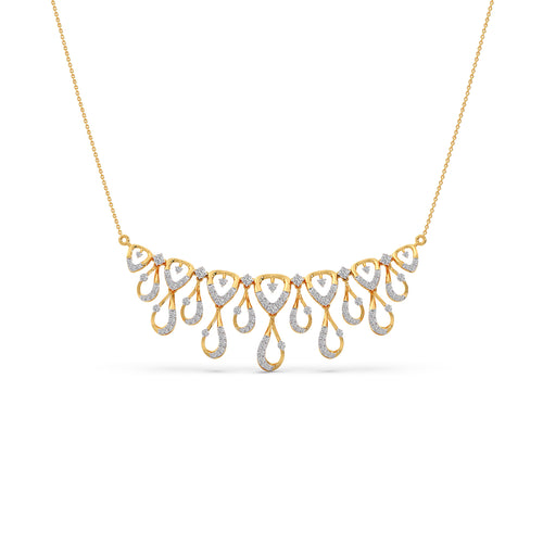 Celestials Dewdrop Diamond Necklace