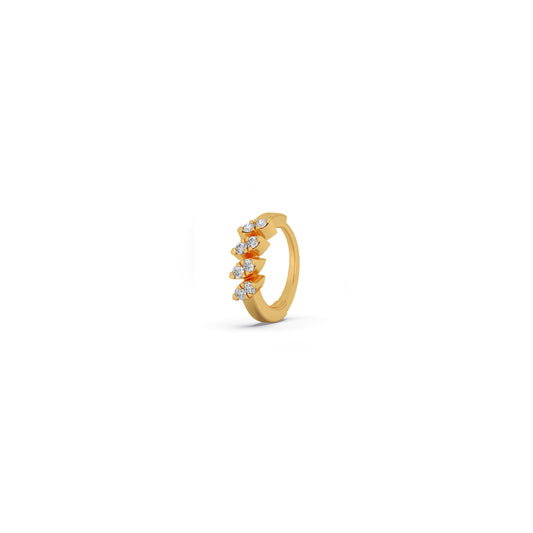 Pallavi Diamond Nose-Bali - Yellow