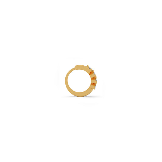 Pallavi Diamond Nose-Bali - Yellow