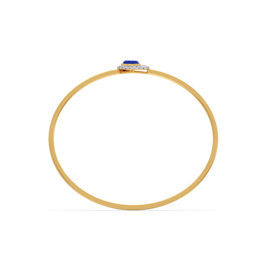 Round Evil Eye Diamond Bracelet - Yellow
