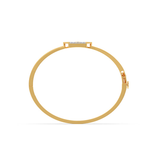 Hexora-Moving Diamond Nexus Bracelet - Yellow