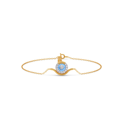 Cotton Candy Swirling Diamond Bracelet