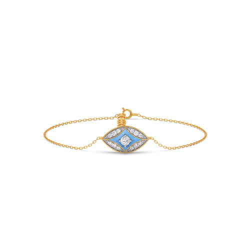 Cotton Candy Skyline Diamond Bracelet