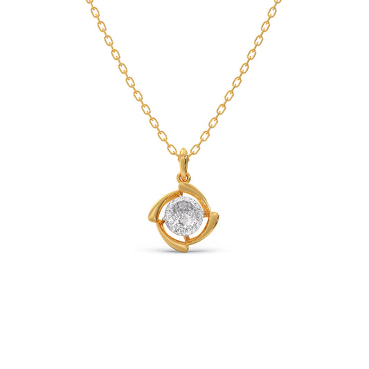 Portuguese Vortex Pendant Necklace - Yellow