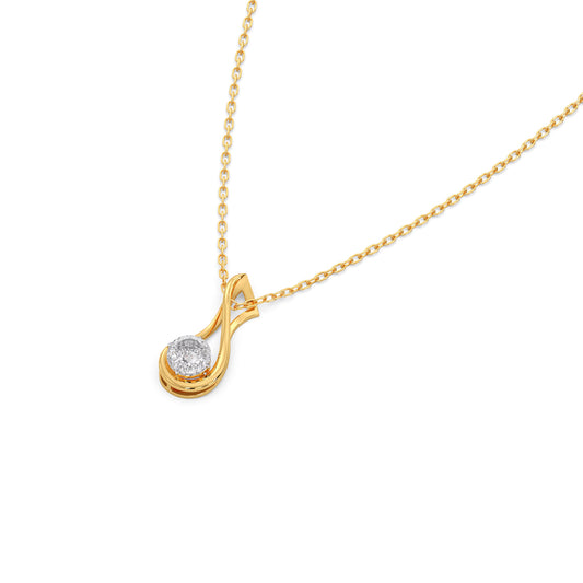 Portuguese Luxe Pendant Necklace - Yellow