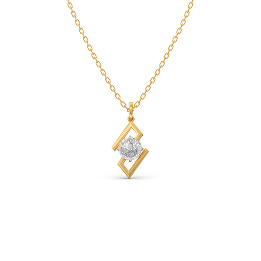 Portuguese Everline Pendant Necklace - Yellow