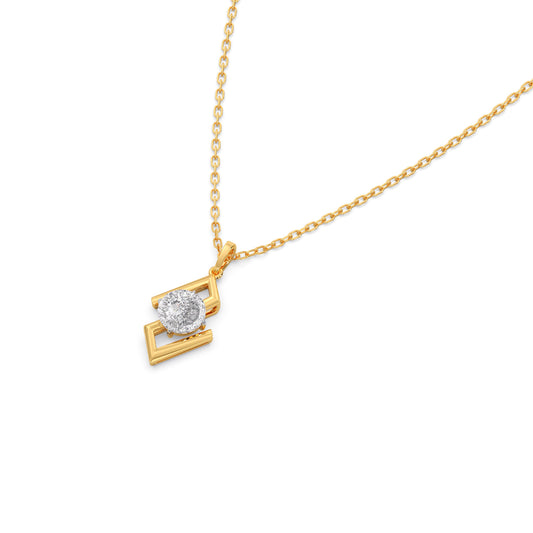 Portuguese Everline Pendant Necklace - Yellow
