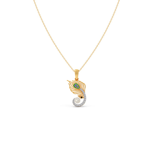 Mayura Grace Diamond Chain Pendant