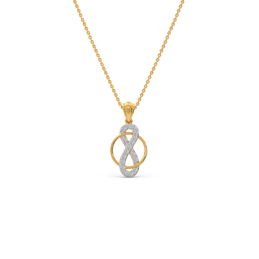 Forever in Sync Diamond Pendant - Yellow