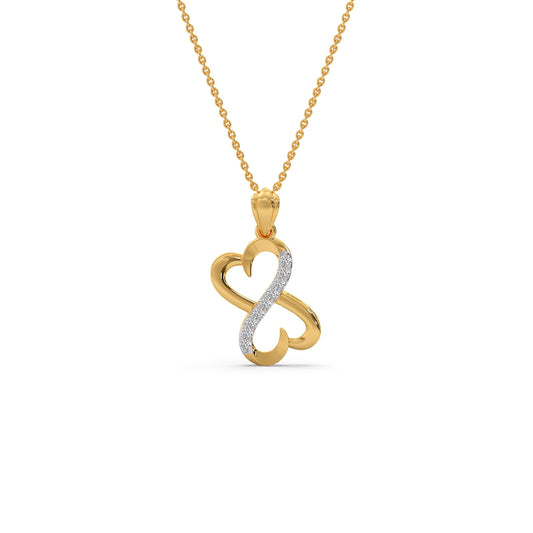 Evermore Diamond Pendant - Yellow