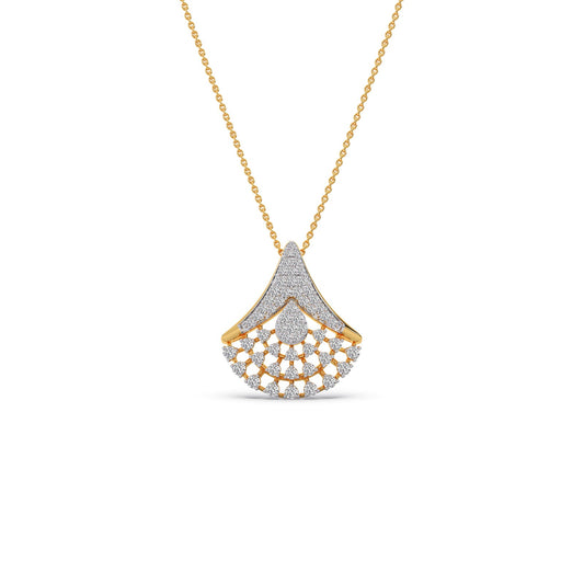 Lumiere Bloom Diamond Pendant - Yellow