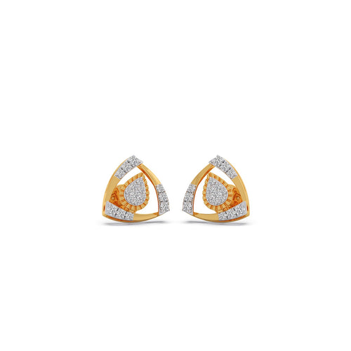 Eternal Sparkle Round Diamond Studs Earrings