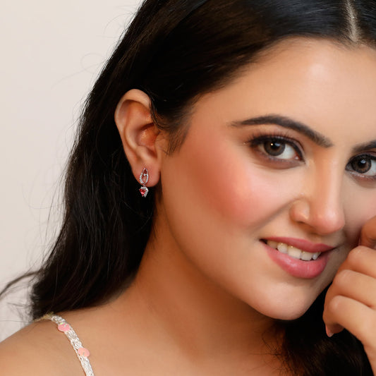 Eternal Blush Gemstone Drop Earrings - MQ