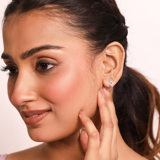 Cotton Candy HexDiamond Earrings - MQ