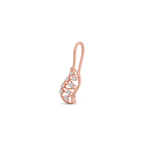 Evolve Diamond Earrings - Rose