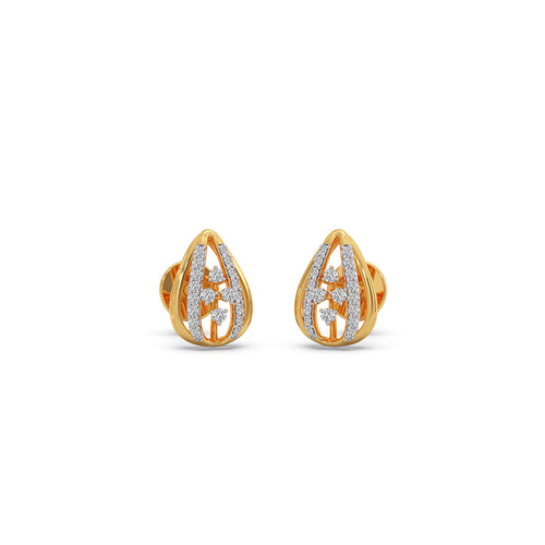 Eternal Ember Diamond Stud Earrings