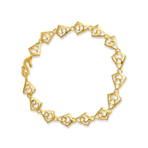 Angulaire Intricate Gold Bracelet