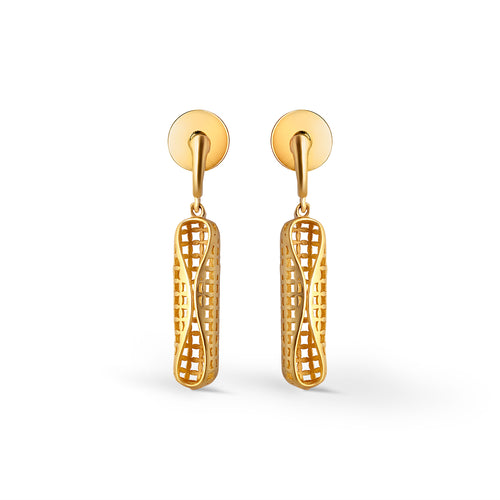 Elowen Grid Fusion Dangle Earrings