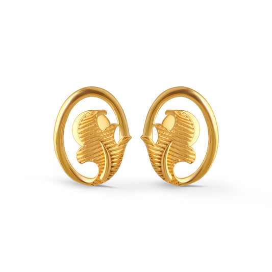 Velora Reef Fusion Stud Earrings - Yellow