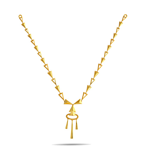 Virelia Plain Gold Necklace