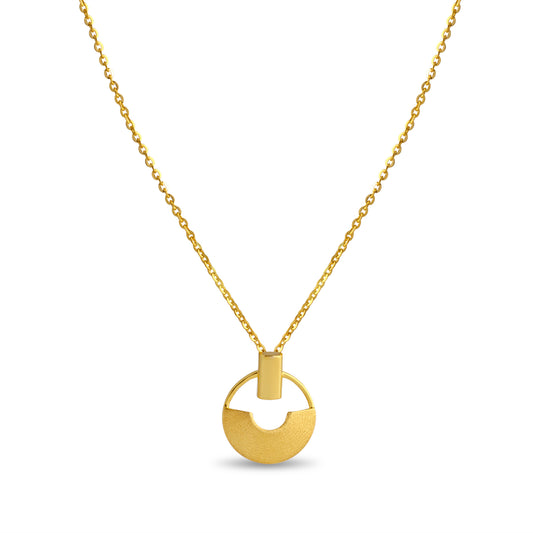 Celestique Fusion Gold Chain Pendant - Yellow