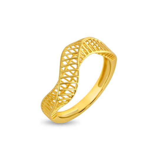 Zenith Flow Fusion Gold Ring - Yellow