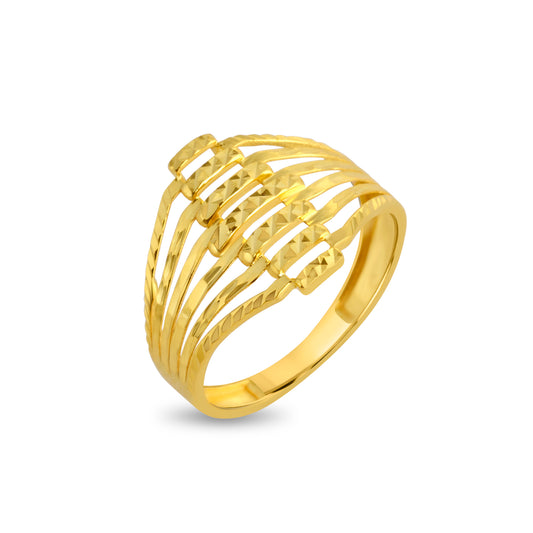 Auric Fusion Gold Ring - Yellow