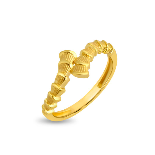 Swirle Fusion Gold Ring - Yellow