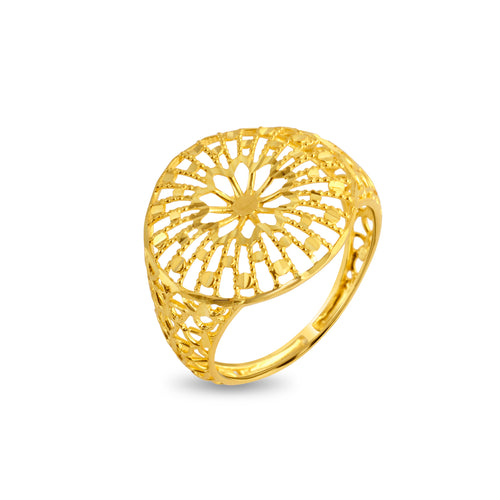 Fleurique Intricate Gold Ring