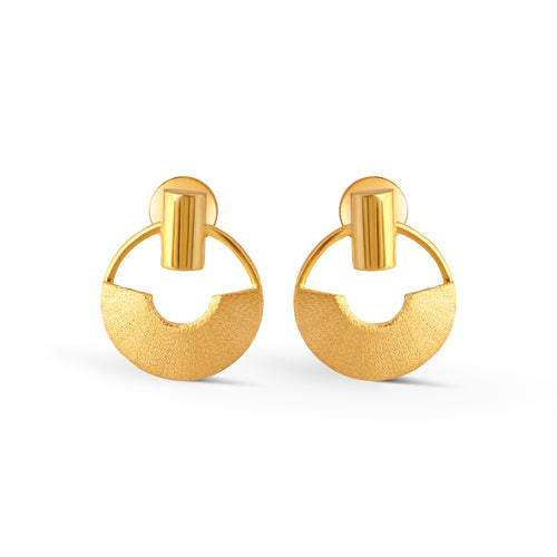 Celestique Fusion Gold Stud Earrings