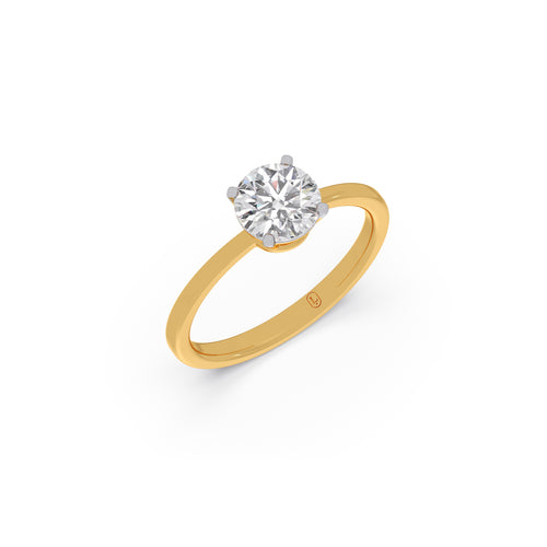 Versatile Round Solitaire Ring