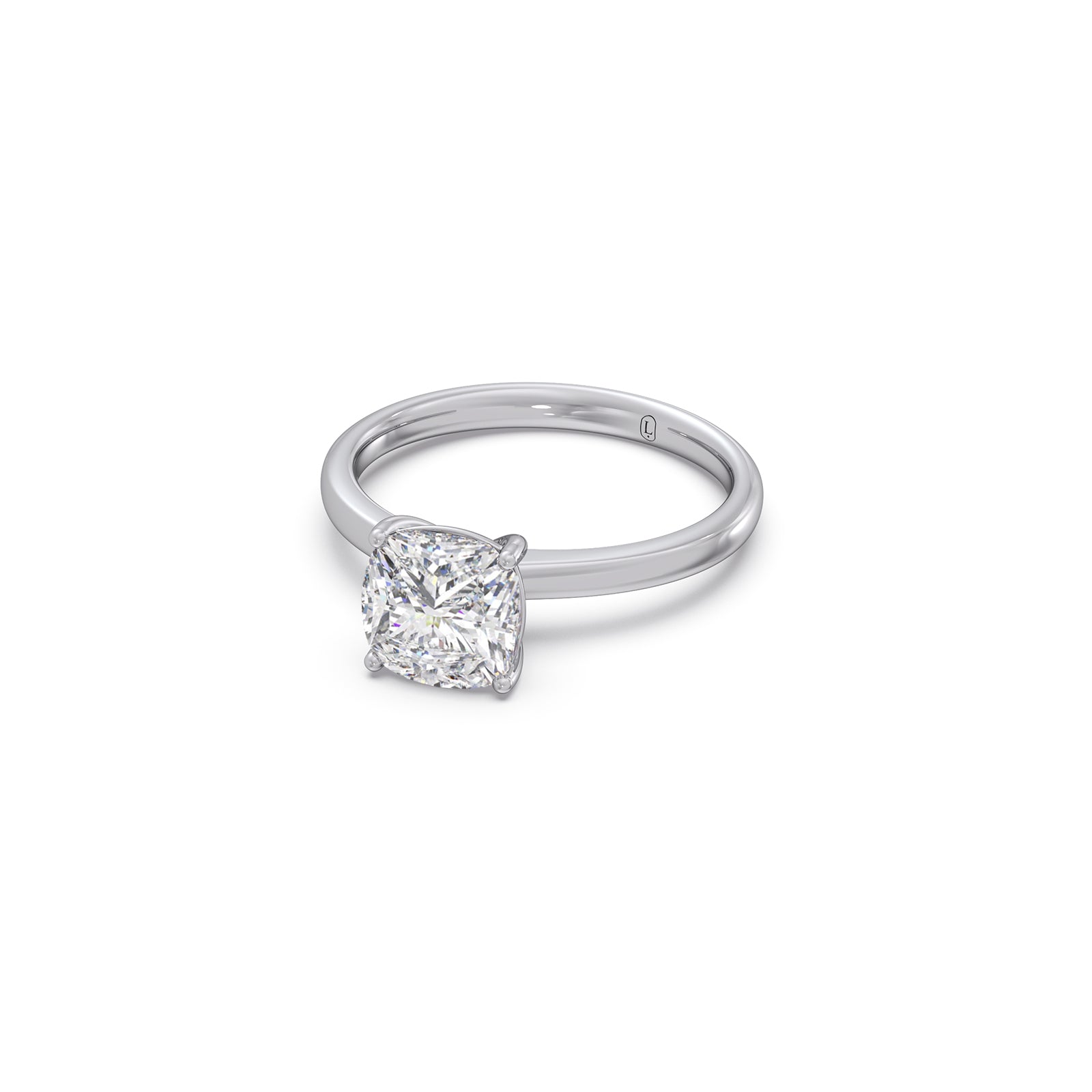 2ct Classic Cushion Solitaire Ring