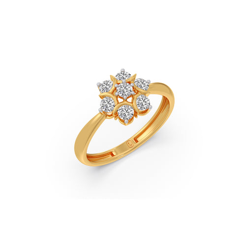 Nakshatra Floret Cluster Diamond Ring