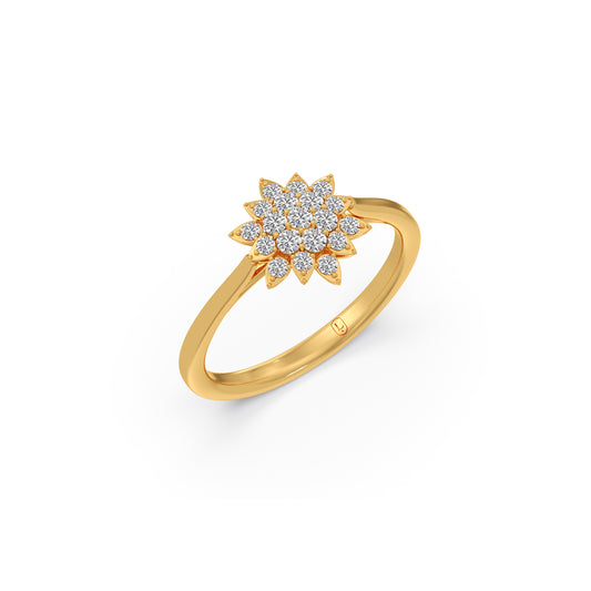 Nakshatra Eternal Diamond Ring - Yellow