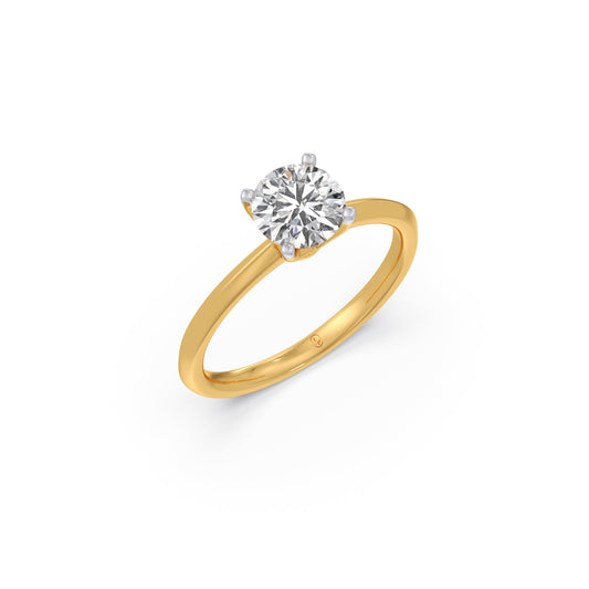 1 ct Iconic Round Solitaire Ring - Yellow