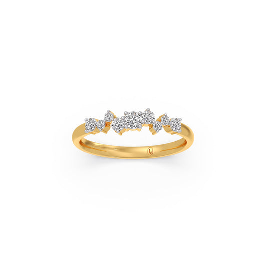 0.30 Cts Constellation Lab Grown Diamond Ring - Yellow