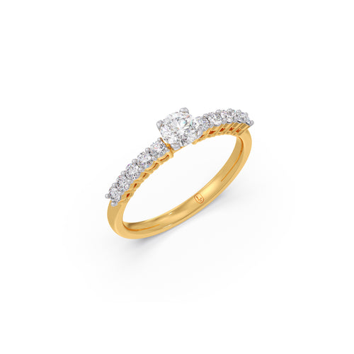 Delicate Diamond Engagement Ring