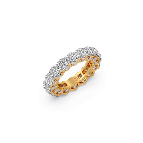 Shimmering Round Diamond Eternity Band