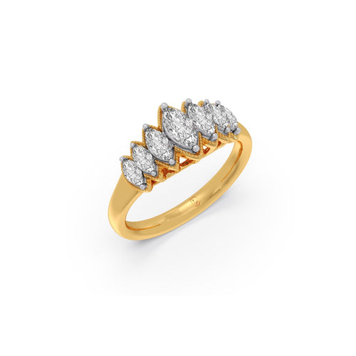 Marquise Cut Diamond Engagement Ring