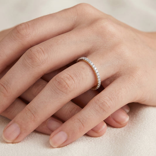 Small Round Diamond 0.25ct Eternity Band - MH_AI