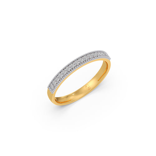 0.12 ct Round Diamond Channel Eternity Band