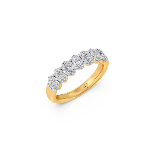 Brilliant Oval Cut Prong Set Diamond Ring