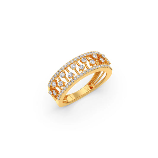 0.60 ct Round Diamond Ring - Yellow