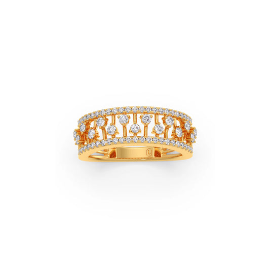 0.60 ct Round Diamond Ring - Yellow