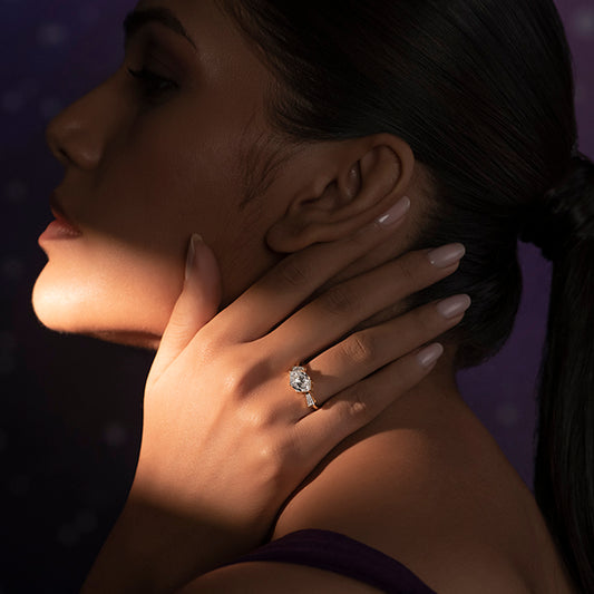 Hexa Baguette Trilogy Ring - MQ