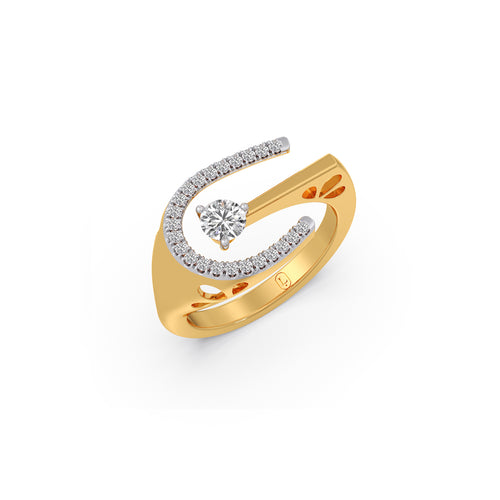 Wrap-Around Diamond Ring
