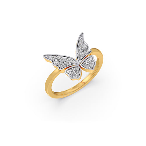 Fluttering Grace Diamond Ring