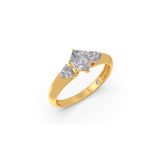Hexa Trillion Trilogy Ring - Yellow