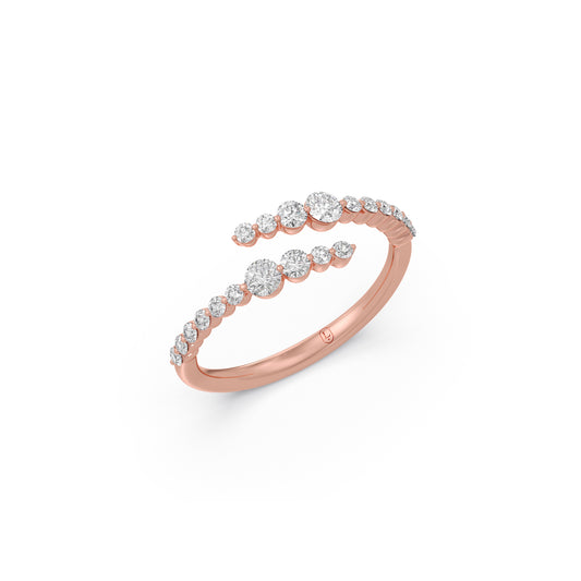 Eternal Sparkle Round Diamond Ring - Rose
